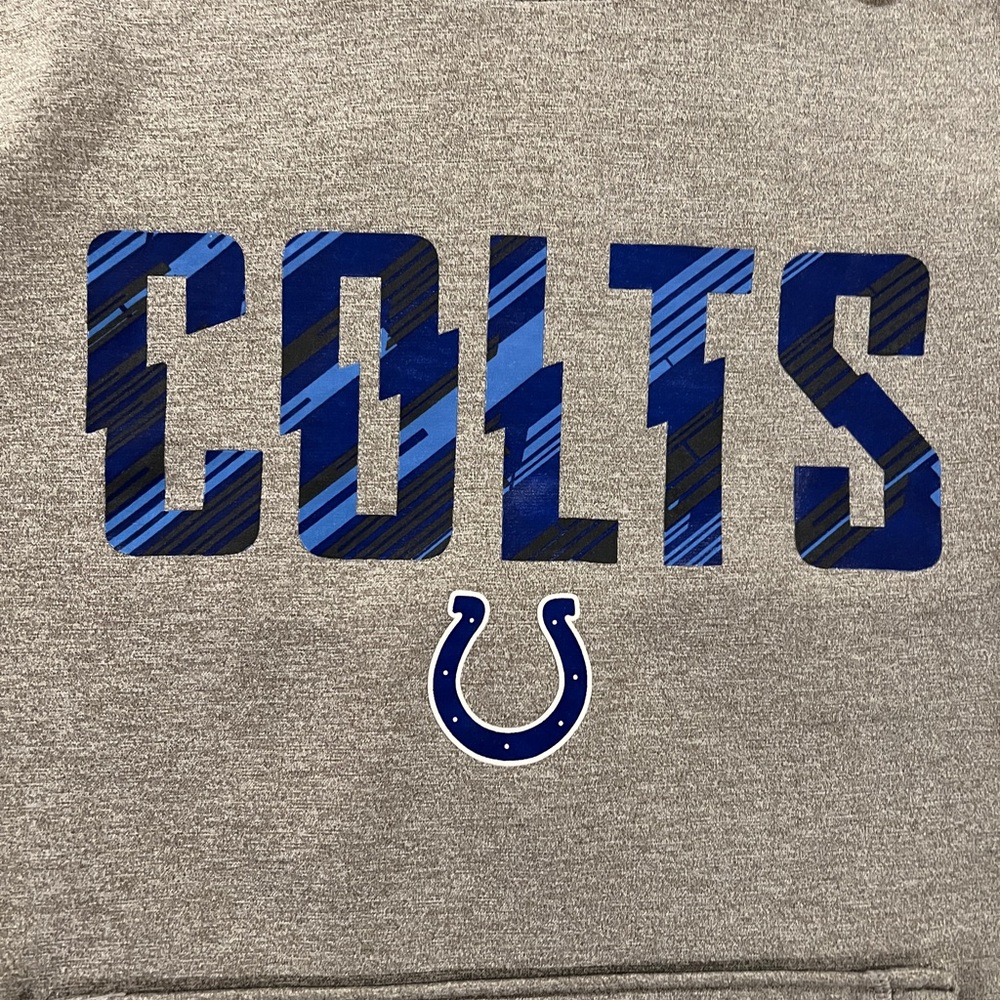 Under Armour Indianapolis Colts Combine Hoodie Sweatshirt - Size Medium - Picture 3 of 15